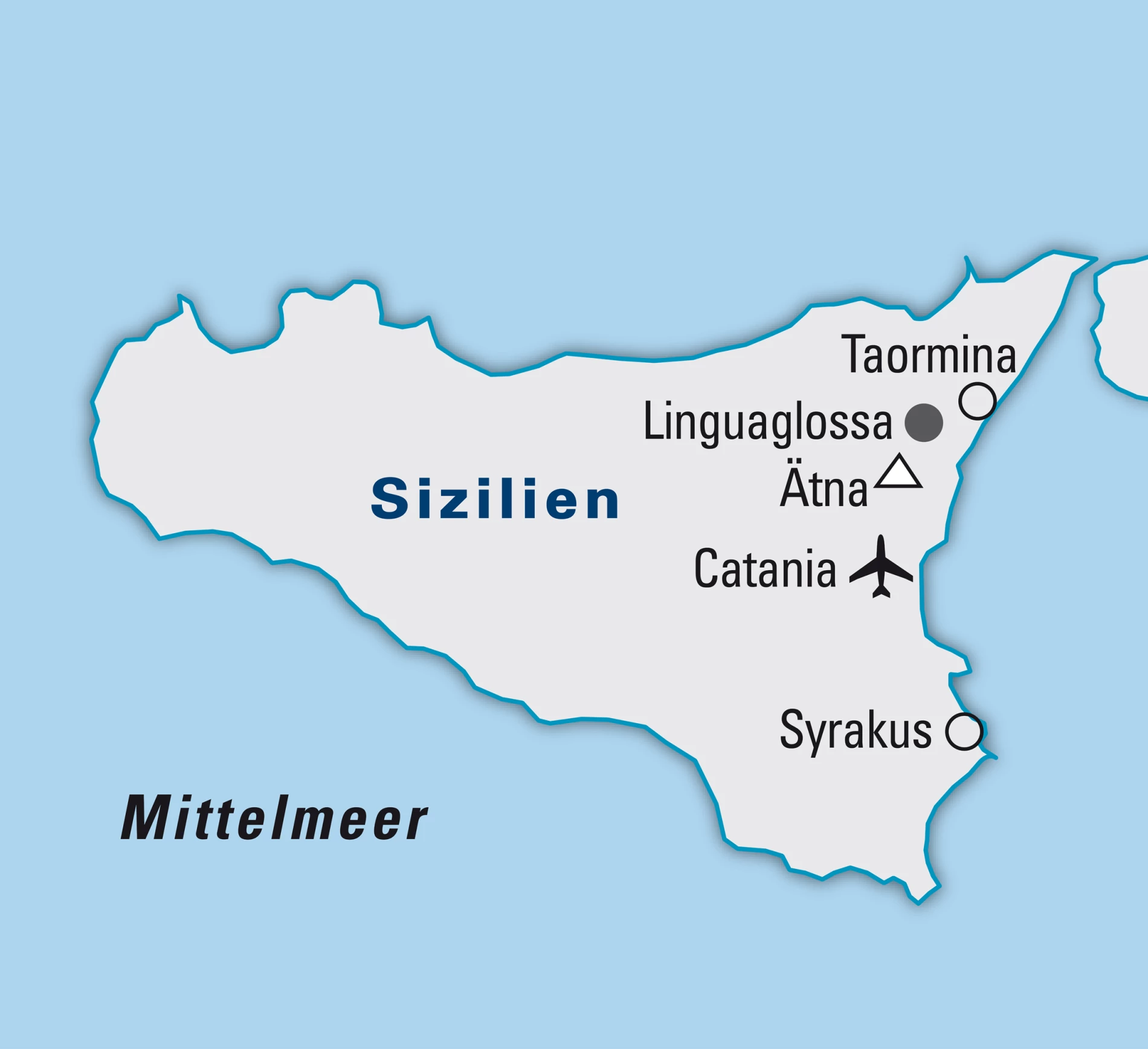 Karte Sizilien Imbach